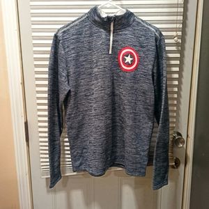Marvel capitan America pullover long sleeve sweater shirt. Size small